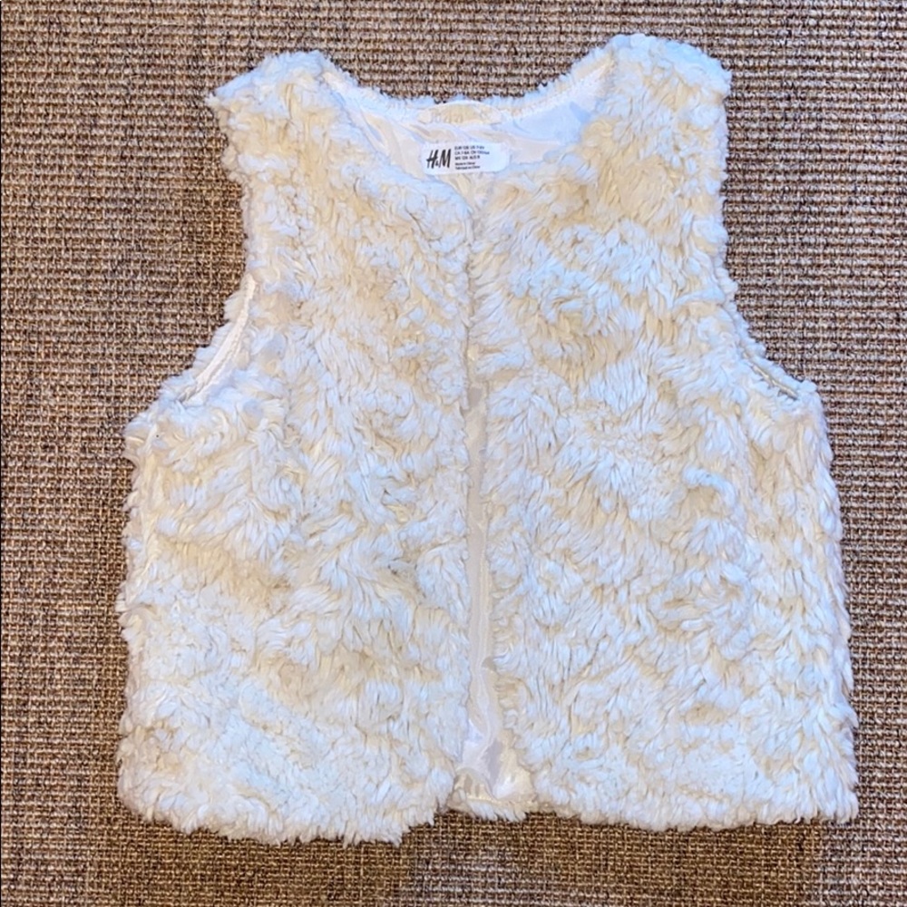 H&M furry vest